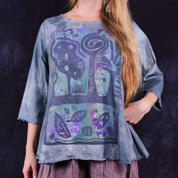 Blue Fish Cafe Tee - Forest Vintage BF - Picture 3 of 5